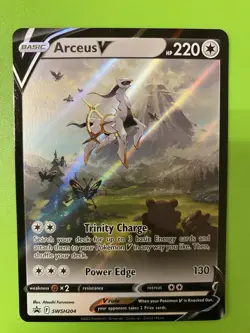 The Pokemon Company Arceus V SWSH204 SWSH Promo Holo 220 English Card - Image 2