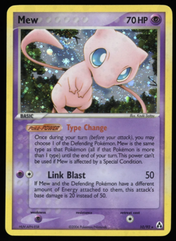 Pokemon TCG Mew Legend Maker Holo Rare Card 10/92 - Image 1
