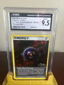 CGC9.5 Dark Metal Energy EX Team Rocket Returns 94/109 Reverse Holo Pokemon Card - Image 1