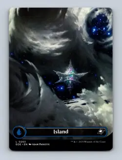Island (0263) (Borderless) Edge of Eternities Non-Foil MTG NM - Image 1