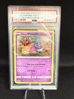 Galarian Slowpoke SWSH126 SWSH: Sword & Shield Promo Cards Holo PSA 6 - Image 1