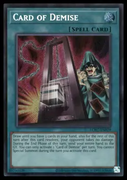Card of Demise Unlimited Secret Rare Legendary Collection Kaiba (2020 Date Repri - Image 1