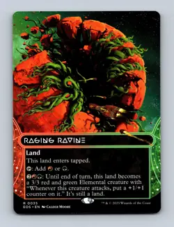 Raging Ravine 0035 Borderless Edge of Eternities Stellar Sights Non-Foil MTG NM - Image 1