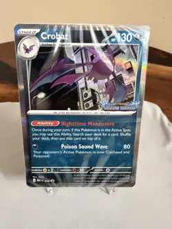 The Pokemon Company Crobat Promo Card 076 Mega Evolution Promo EN ** Sealed** - Image 1