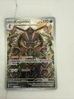 Pokemon Kingambit TCG Card 220/198 Scarlet & Violet NM/Mint Condition - Image 1