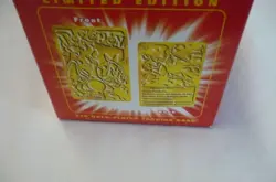BurgerKing Pokemon Charizard 23k Gold Plated Card & Pokeball opem - Image 2