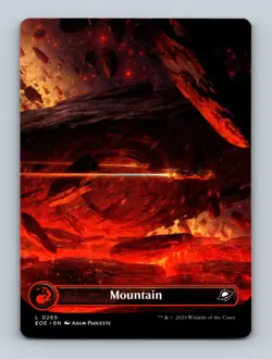 Mountain (0265) (Borderless) Edge of Eternities Non-Foil MTG NM - Image 1