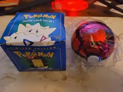 Pokemon Togepi 23K Gold Plated Trading Card New w/Pokeball (Burger King) SEALED - Image 1