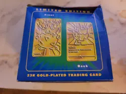 Pokemon Togepi 23K Gold Plated Trading Card New w/Pokeball (Burger King) SEALED - Image 2