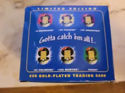 Pokemon Togepi 23K Gold Plated Trading Card New w/Pokeball (Burger King) SEALED - Image 3
