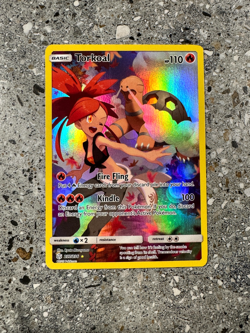 Pokemon TCG Cards Torkoal 237/236 Cosmic Eclipse Secret Rare NM - Image 1