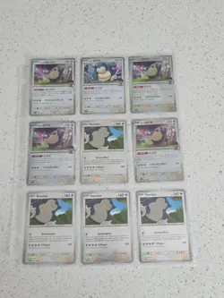 Snorlax Pokemon Cards Bundle 9x Cards Various Sets - Image 2