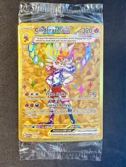 Cinderace ex SVP 163 2024 Scarlet & Violet Pokemon Card TCG Promo SEALED - Nm - Image 1
