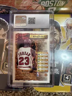1993-94 Topps Finest Michael Jordan #1 HOF nc5 CGC NEAR MINT 7! G.O.A.T.!🔥 - Image 4