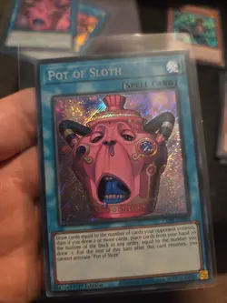 Pot of Sloth CORI Yu-gi-oh Secret Rare 1st Edition. Set Of 3 Mint - Image 2