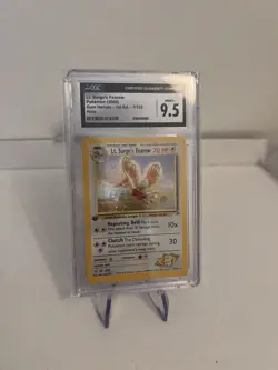Lt. Surge’s Fearow - Pokemon (2000) Gym Heroes - 1st Ed. HOLO - CGC 9.5 MINT+ - Image 1