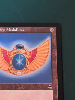MTG Sapphire Medallion Tempest Rare Old Border Blue Artifact LP/NM - Image 3