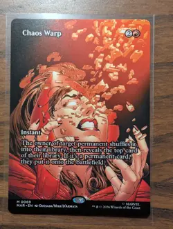 Chaos Warp (Borderless Regular) M Marvel Universe Eternal-Legal 69 NM - Image 1