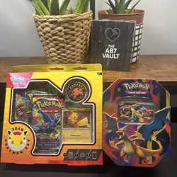 Pokemon TCG Pokemon Day 2026 Collection + Charizard Y Tin | Brand New & Sealed - Image 1