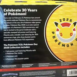 Pokemon TCG Pokemon Day 2026 Collection + Charizard Y Tin | Brand New & Sealed - Image 4