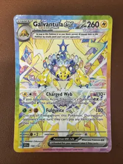 Pokemon - Galvantula ex - 168/142 - SV07: Stellar Crown - Holo - Image 1