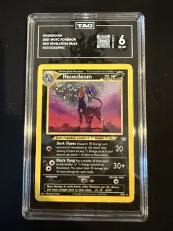 Houndoom 08/64 Neo Revelation Holo 2001 TAG 6 EX MT - Image 2