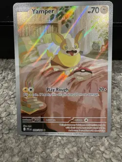 Pokemon Card Yamper 099/094 Mega Illustration Rare Phantasmal Flames Near Mint - Image 1
