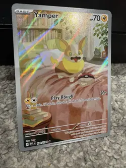 Pokemon Card Yamper 099/094 Mega Illustration Rare Phantasmal Flames Near Mint - Image 2