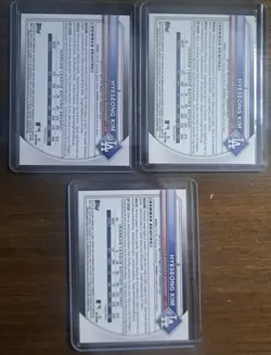 X3 Hyesong Kim - 2025 Bowman Chrome #2 Mega Box Mojo Refractor (RC) Dodgers - Image 2
