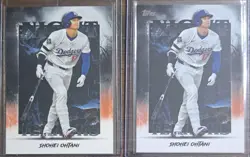 2X 2025 Topps Update Series - Night Terrors Shohei Ohtani #NT-2 Dodgers - Image 1