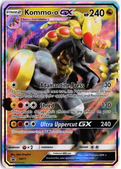 Kommo-o GX - SM71 Holo Promo Sun & Moon Promo Pokemon LP - Image 1