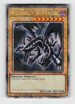 Red-Eyes Black Dragon Quarter Century TN23-EN003 Yu-Gi-Oh Small crease corner MP - Image 1