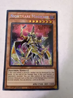 Yugioh - Nightmare Magician - Secret - 1st - DUNE-EN025 - NM - Image 1