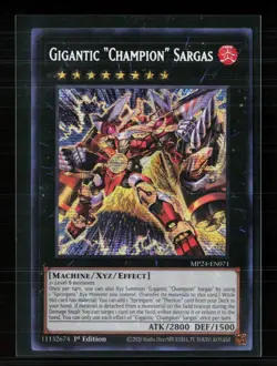 Yu-Gi-Oh! Gigantic "Champion" Sargas 25th SR MP24-EN071 1st Edition - Image 1