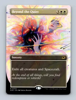 Beyond the Quiet (Borderless) Edge of Eternities Non-Foil MTG NM - Image 1