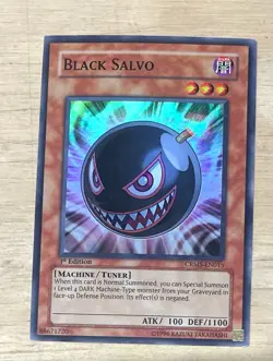YUGIOH - BLACK SALVO - SUPER RARE - CRMS - UNLIMITED - HP - Image 1