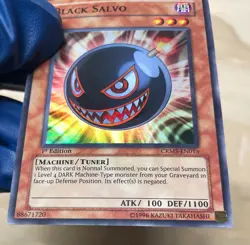 YUGIOH - BLACK SALVO - SUPER RARE - CRMS - UNLIMITED - HP - Image 4