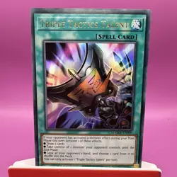 Yu-Gi-Oh! Triple Tactics Talent MAMA-EN090 Ultra Rare 1st Edition NM - Image 1