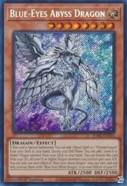 Blue-Eyes Abyss Dragon RA01-EN016 Secret Rare 1st NM Yugioh DNA GAMES - Image 1