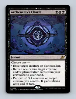 Archenemy's Charm Edge of Eternities Non-Foil MTG NM - Image 1