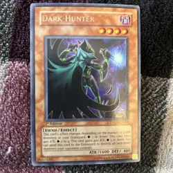 Yugioh Dark Hunter TDGS-EN033 1st Edition Ultra Rare - Image 1