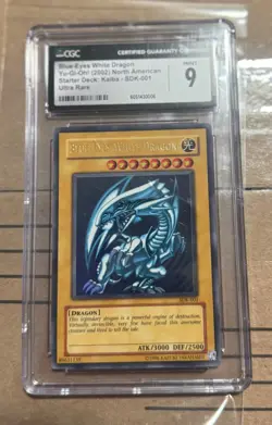 blue-eyes white dragon sdk-001 Graded CGC 9 - Image 2