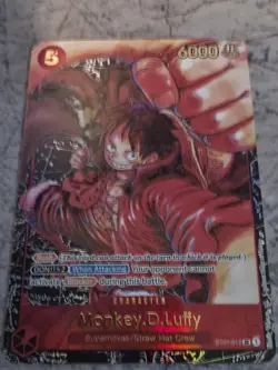 One Piece Card Game Monkey D Luffy ST01 012 Alt Art Awakening of the New Era NM - Image 1