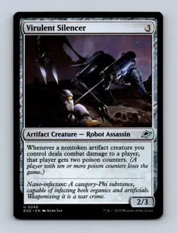 Virulent Silencer Edge of Eternities Non-Foil MTG NM - Image 1