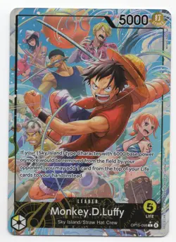 One Piece: Adventure on Kami's Island *Foil* Monkey.D.Luffy (OP15-098) Alt Art - Image 1