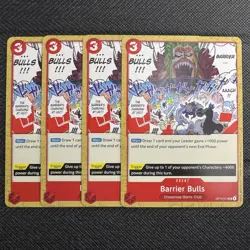 4x Barrier Bulls | OP15-019 | Adventure On Kami’s |One Piece TCG Playset - Image 1