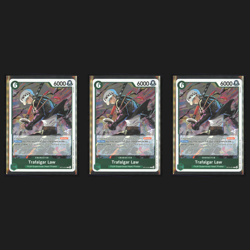 Trafalgar Law 2025 One Piece Carrying On His Will OP13-031 Lot (3) R Holo New - Image 1