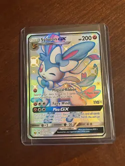 Pokemon TCG Sylveon GX Full Art SV76/SV94 Hidden Fates Shiny Vault NM - Image 1