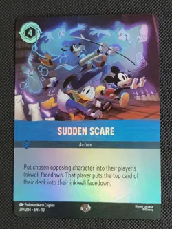 Disney Lorcana Sudden Scare 219/204 Epic Whispers In The Well - Image 1
