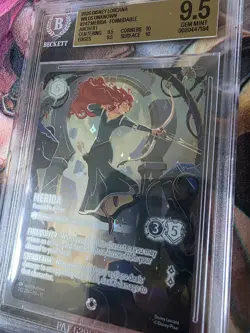 🏹 Disney Lorcana Merida Iconic BGS 9.5 Formidable Archer 242/204 Wilds Unknown - Image 3